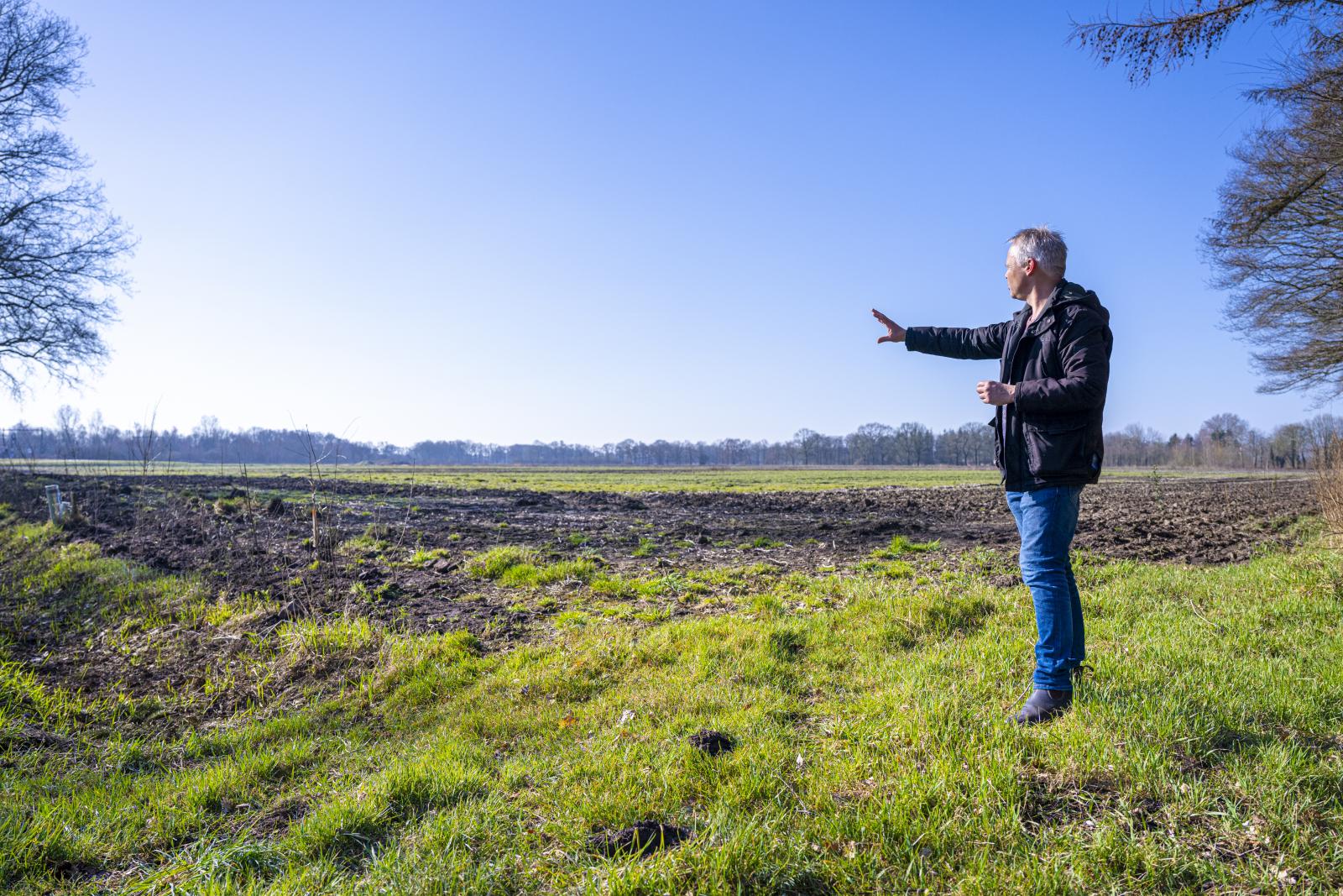 Christiaan bij een zonnepark