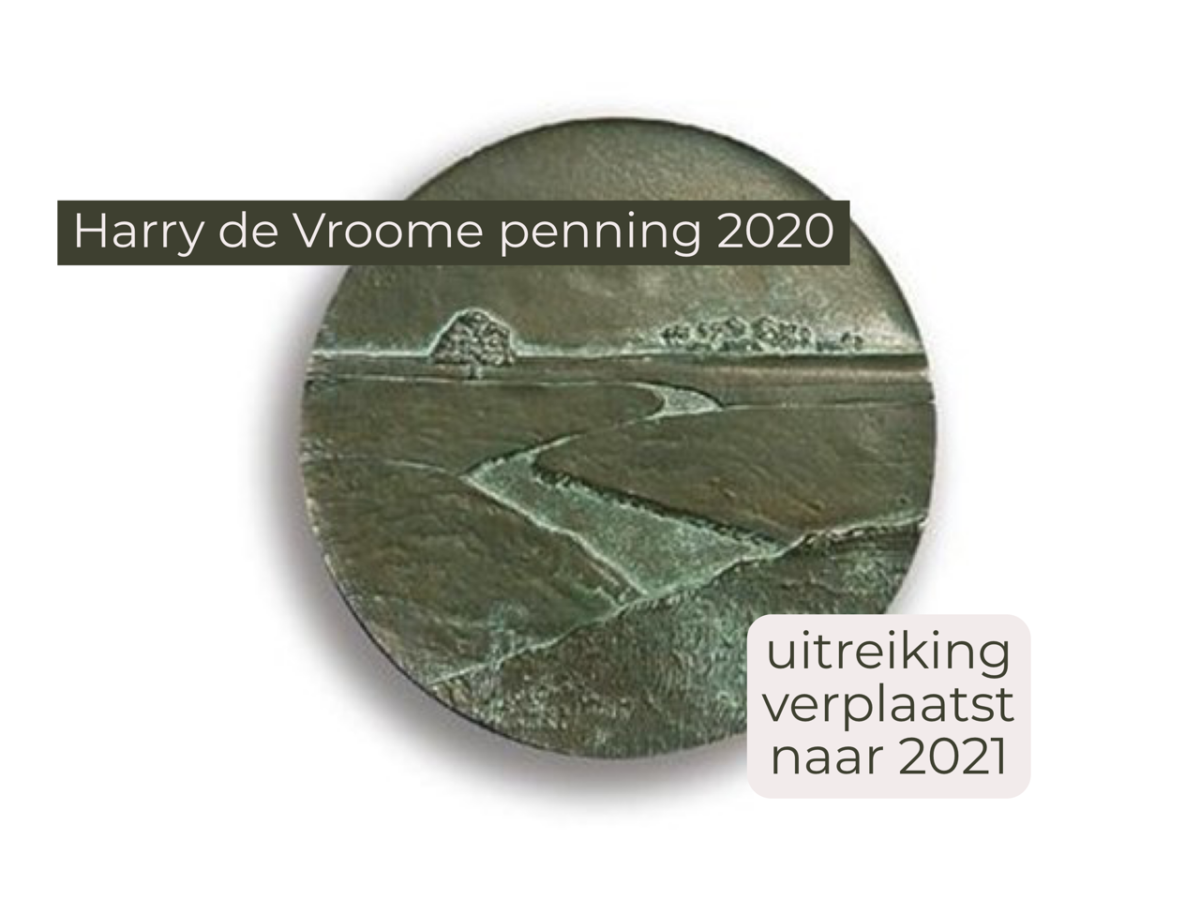 Uitreikingen Harry de Vroome-Penning en Groene Anjer Prijs uitgesteld