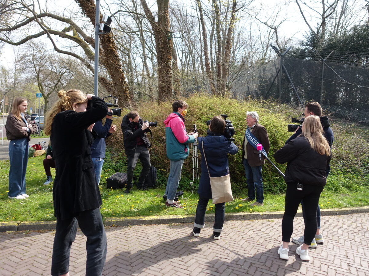 Klimaatwakers voeren dagelijks actie bij het Catshuis: 