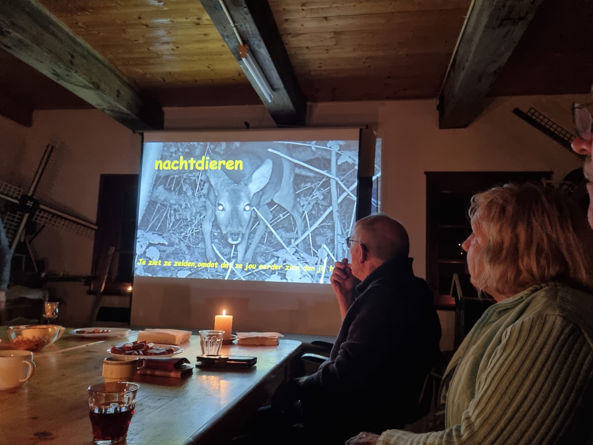 IVN presentatie in de molen van Roderwolde tijdens de Nacht van de Nacht 2021