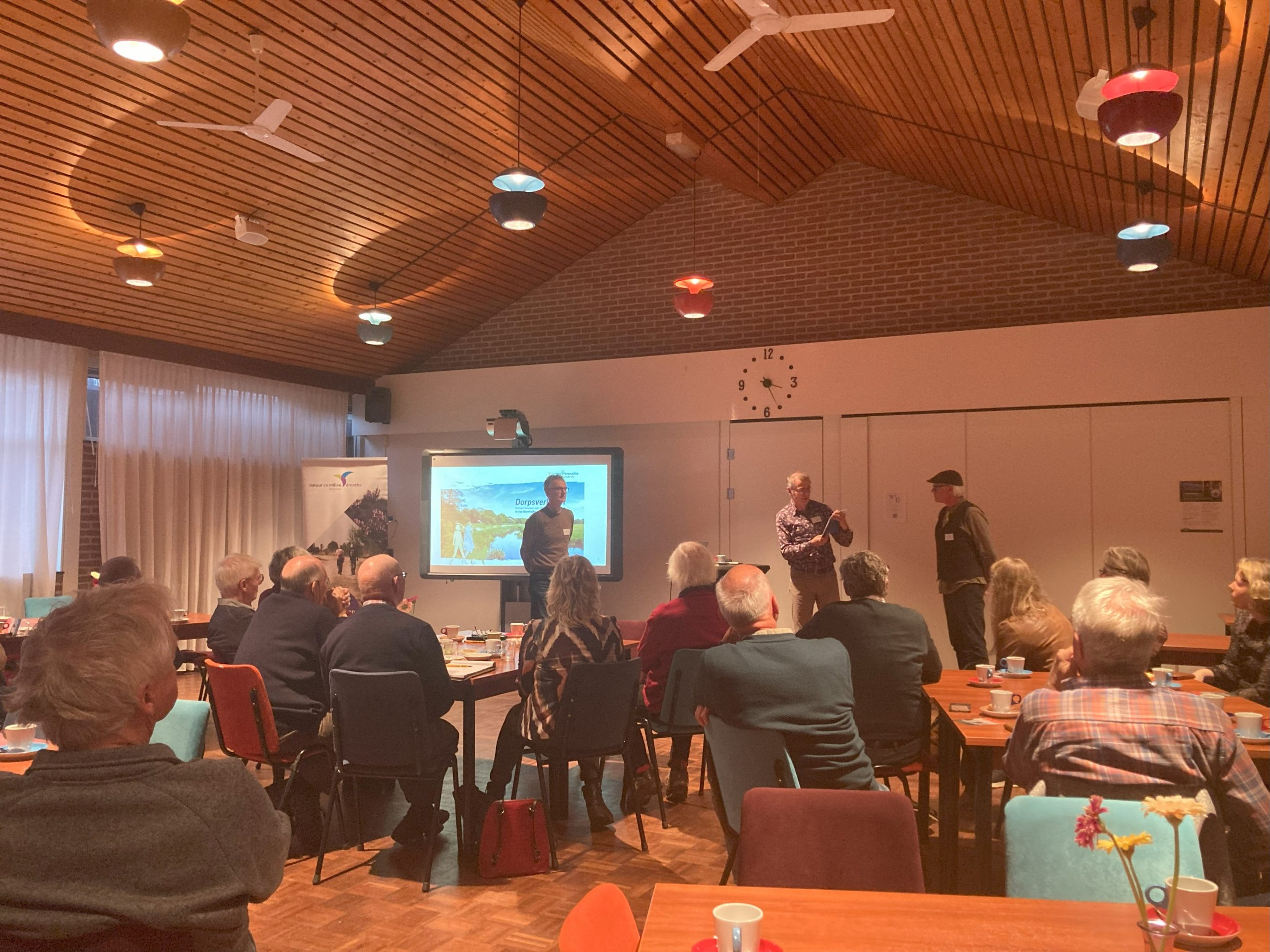 Slotbijeenkomst energietransitie Drentsche Aa in Hooghalen.