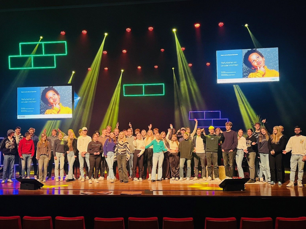 Natuur en Milieufederatie Drenthe inspireert studenten op het podium van de Hanzehogeschool