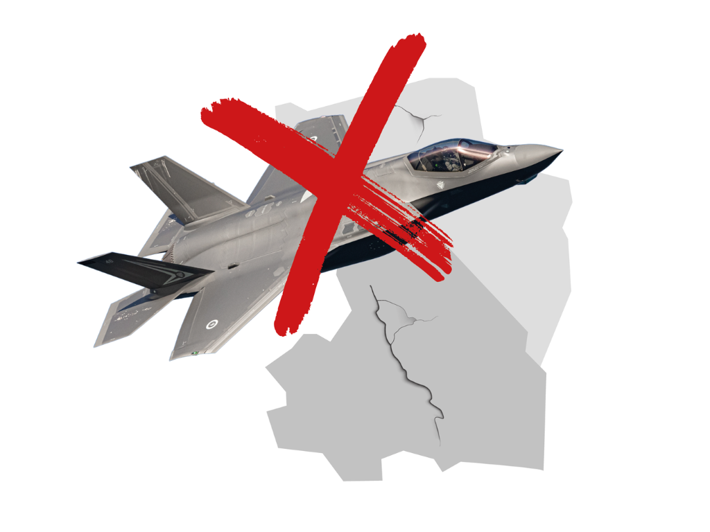4 maart: Informatiebijeenkomst F35 NEE!