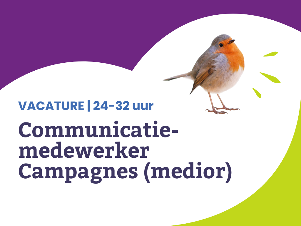 Vacature: communicatiemedewerker campagnes (medior)