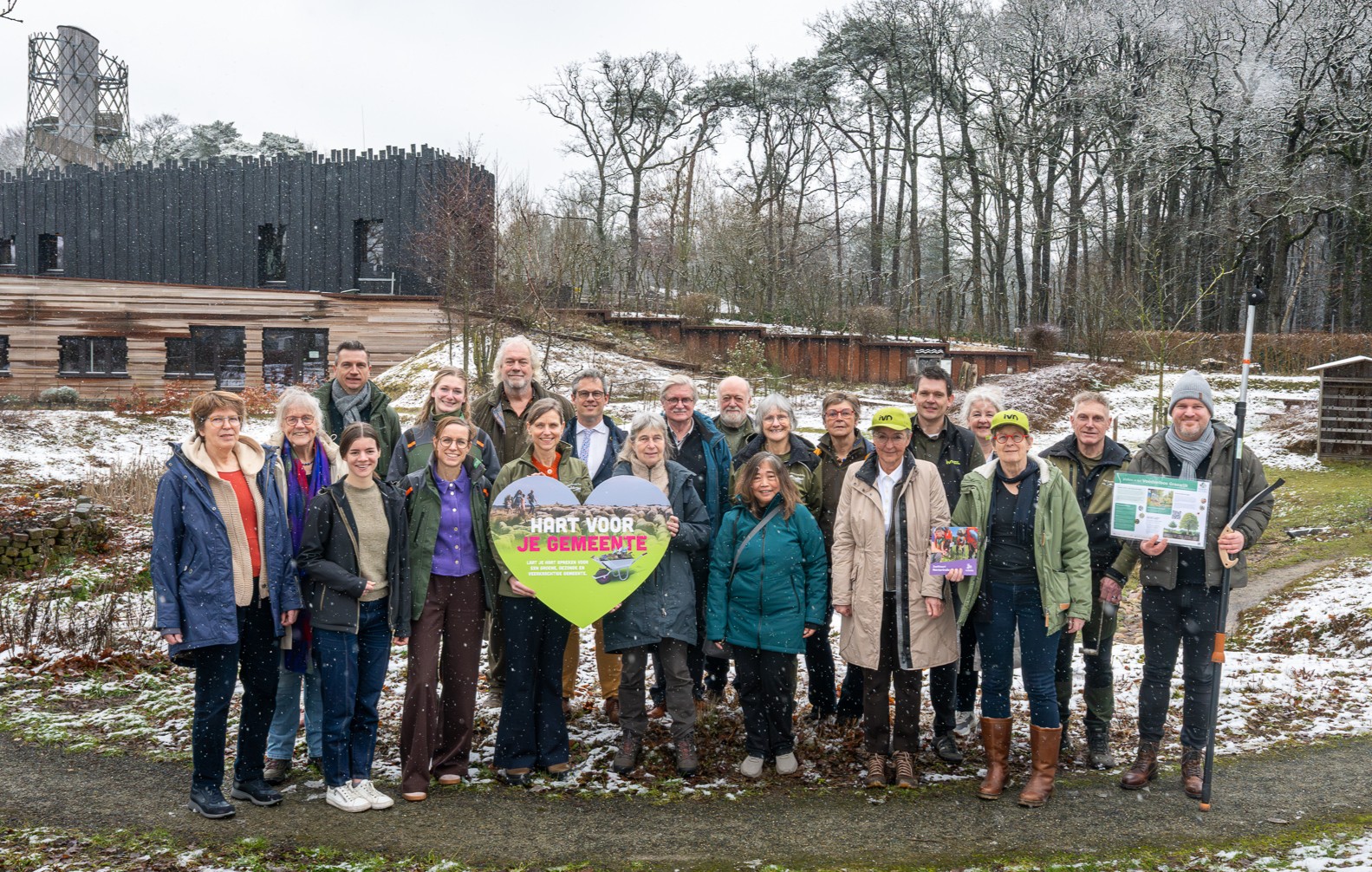 Aftrap van 'Hart voor je gemeente' bij het Duurzaamheidscentrum in Assen (foto: Marcel J. de Jong)
